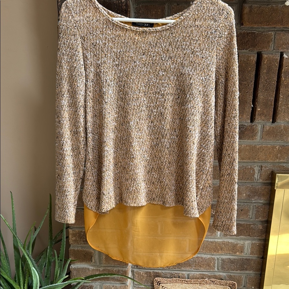 Papermoon  Crew Neck Sweater with Textured Knit,
Perfect Thanksgiving top